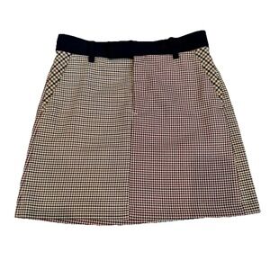 Zara Mini Skirt Wool Tweed Plaid Style Womens Size XS Academia Core Fall Clothes